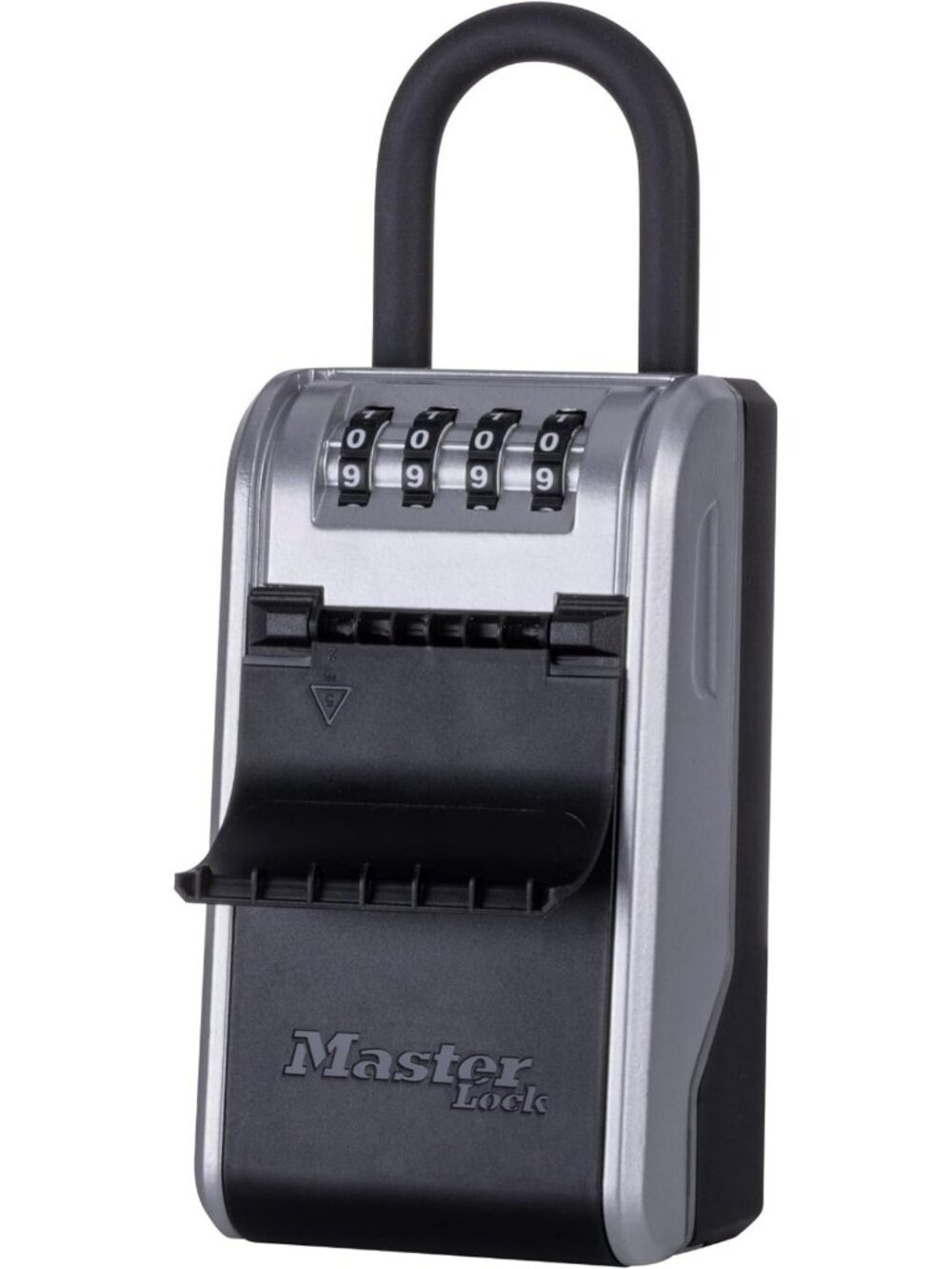 High Capacity Key Lockbox with Combination Dial & Removable Shackle - Secure